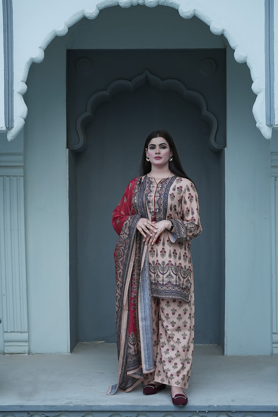 Royal Heritage – 3-Piece Printed Suit